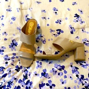 Calvin Klein Alligator Heels